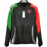 Rompevientos Arsenal 2024 2025 Negro Verde
