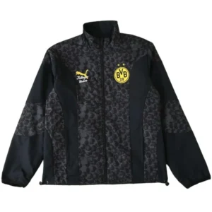 Borussia Dortmund Rompevientos 2025 2026 Negro - Borussia Dortmund Barata | tiendasdefutboles