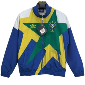 Brasil Rompevientos 2026 Azul - Brasil Barata | tiendasdefutboles