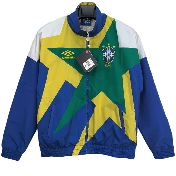 Rompevientos Brasil 2026 Azul Amarillo Verde Brasil Rompevientos 2026 Azul - Brasil Barata | tiendasdefutboles