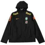 Rompevientos Brasil 2026 Negro Amarillo