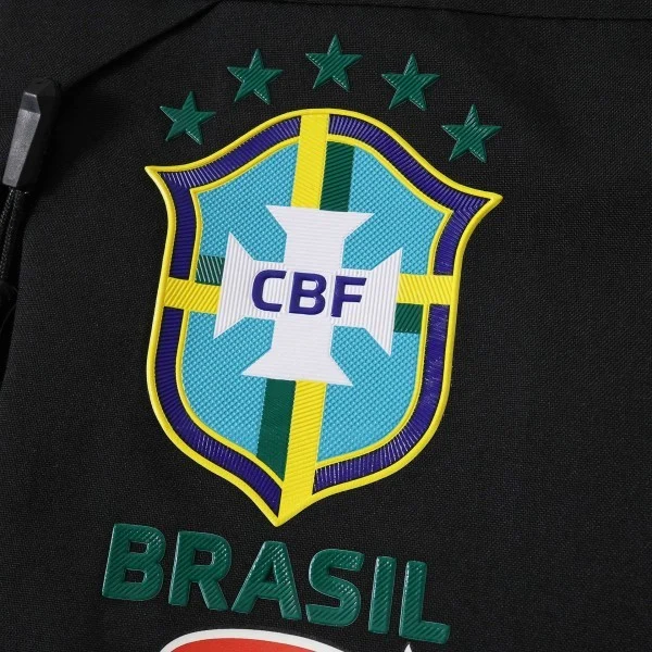 Rompevientos Brasil 2026 Negro Amarillo Brasil Rompevientos 2026 Negro - Brasil Barata | tiendasdefutboles