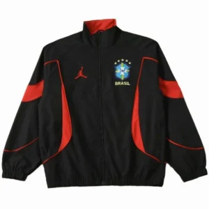 Brasil Rompevientos 2026 Rojo - Brasil Barata | tiendasdefutboles