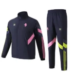 Rompevientos Conjunto Completo Juventus 2024 2025 Azul Marino Rosa
