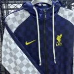 Rompevientos Liverpool 2025 2026 Azul Blanco