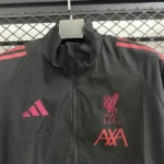 Rompevientos Liverpool 2025 2026 Negro Rojo