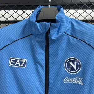 SSC Napoli Rompevientos 2025 2026 Azul - Ssc Napoli Equipacion | tiendasdefutboles