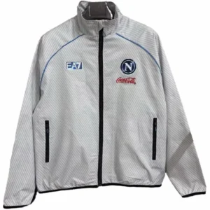 SSC Napoli Rompevientos 2025 2026 Gris - Ssc Napoli Equipacion | tiendasdefutboles