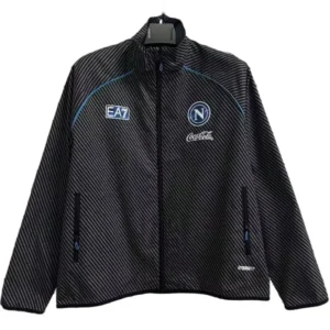 SSC Napoli Rompevientos 2025 2026 Negro - Ssc Napoli Equipacion | tiendasdefutboles