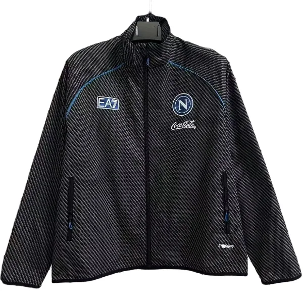 Rompevientos Napoli 2025 2026 Negro SSC Napoli Rompevientos 2025 2026 Negro - Ssc Napoli Equipacion | tiendasdefutboles