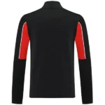 Ropa Deportiva Con Cremallera Larga AC Milan 2025 2026 Negro Rojo