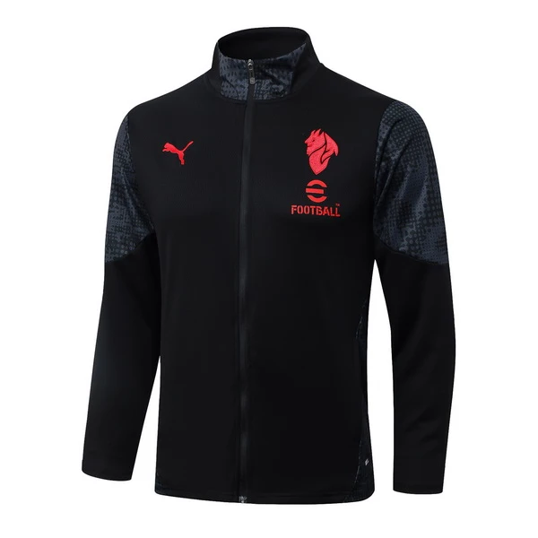 Ropa Deportiva Con Cremallera Larga AC Milan 2025 2026 Negro I Rojo AC Milan Chándal 2025 2026 Negro - Maglia Ac Milan | tiendasdefutboles