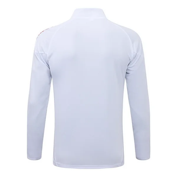 Ropa Deportiva Con Cremallera Larga Ajax 2025 2026 Blanco Rojo Ajax Chándal 2025 2026 Blanco - Maglia Ajax | tiendasdefutboles