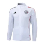 Ropa Deportiva Con Cremallera Larga Ajax 2025 2026 Blanco Rojo