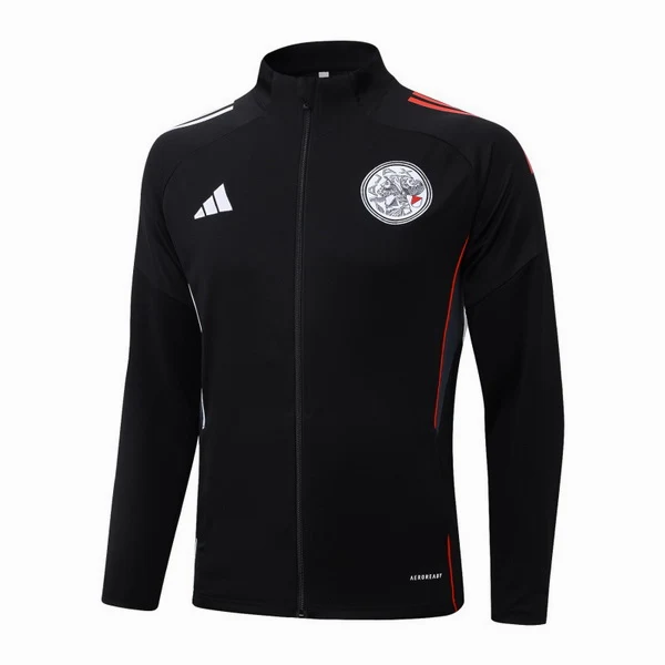 Ropa Deportiva Con Cremallera Larga Ajax 2025 2026 Negro Ajax Chándal 2025 2026 Negro - Maglia Ajax | tiendasdefutboles