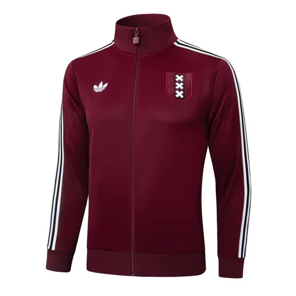 Ropa Deportiva Con Cremallera Larga Ajax 2025 2026 Rojo Blanco Ajax Chándal 2025 2026 Rojo - Maglia Ajax | tiendasdefutboles