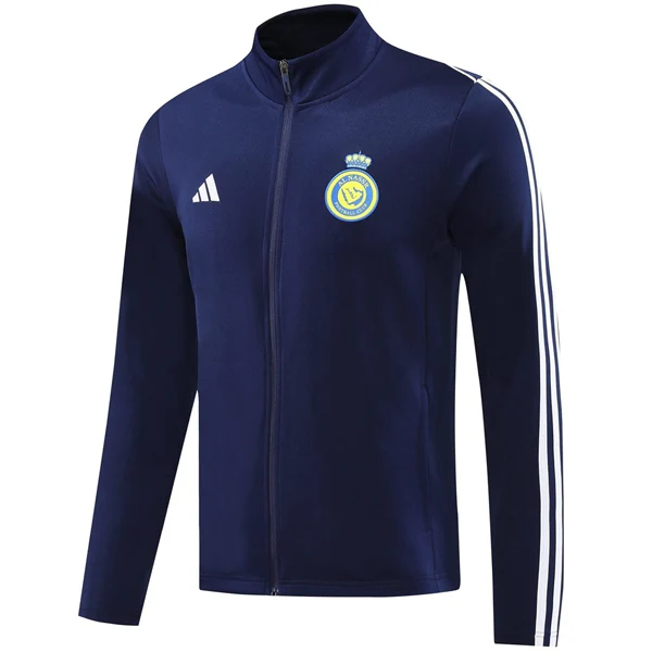Ropa Deportiva Con Cremallera Larga Al Nassr 2025 2026 Azul I Marino Al-Nassr FC Chándal 2025 2026 Azul - Al Nassr Fc Maglia | tiendasdefutboles