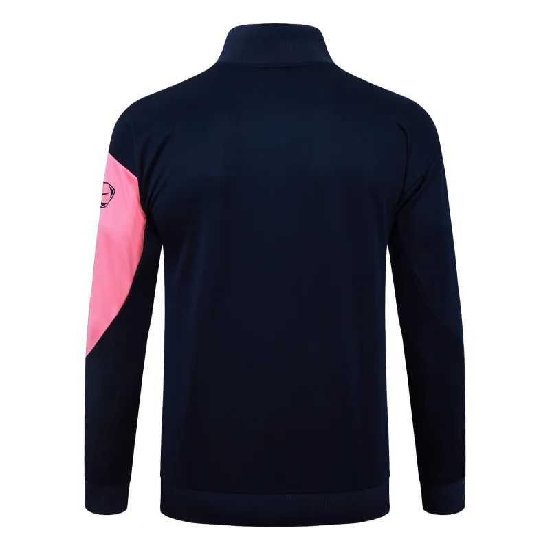 Ropa Deportiva Con Cremallera Larga Barcelona 2025 2026 Azul Marino Rosa FC Barcelona Chándal 2025 2026 Azul - Tuta FC Barcelona | tiendasdefutboles