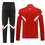 Ropa Deportiva Con Cremallera Larga Bayern Múnich 2024 2025 Negro Rojo Blanco