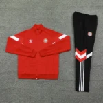 Ropa Deportiva Con Cremallera Larga Bayern Múnich 2024 2025 Negro Rojo Blanco