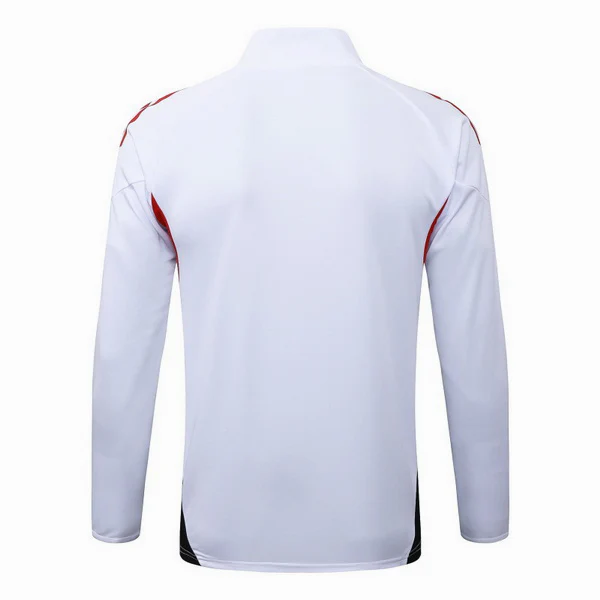 Ropa Deportiva Con Cremallera Larga Bayern Múnich 2025 2026 Blanco Rojo Azul Bayern Múnich Chándal 2025 2026 Blanco - Tuta Bayern Múnich | tiendasdefutboles