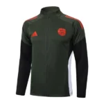 Ropa Deportiva Con Cremallera Larga Bayern Múnich 2025 2026 Verde Marino