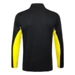 Ropa Deportiva Con Cremallera Larga Borussia Dortmund 2024 2025 Negro Amarillo