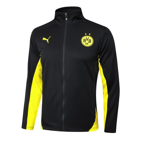 Ropa Deportiva Con Cremallera Larga Borussia Dortmund 2024 2025 Negro Amarillo Borussia Dortmund Chándal 2024 2025 Negro - Tuta Borussia Dortmund | tiendasdefutboles