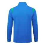 Ropa Deportiva Con Cremallera Larga Brasil 2026 Azul Verde