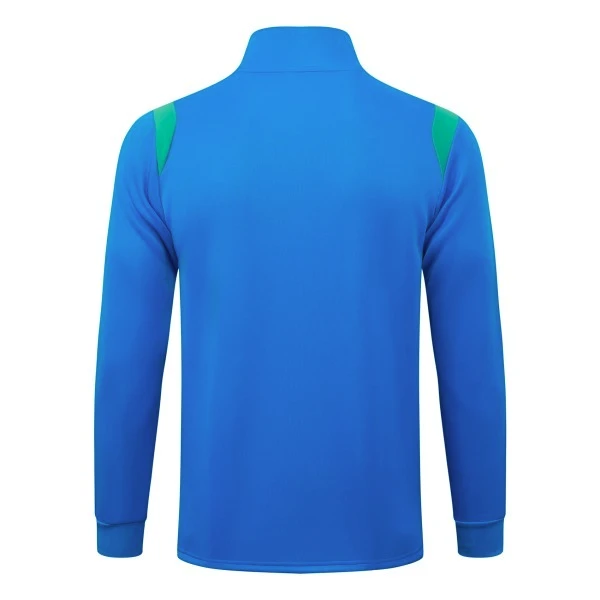 Ropa Deportiva Con Cremallera Larga Brasil 2026 Azul Verde Brasil Chándal 2026 Azul - Chándal Brasil | tiendasdefutboles