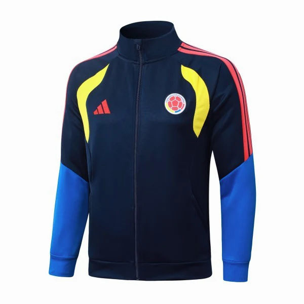 Ropa Deportiva Con Cremallera Larga Colombia 2026 Azul Amarillo Colombia Chándal 2026 Azul - Chándal Colombia | tiendasdefutboles