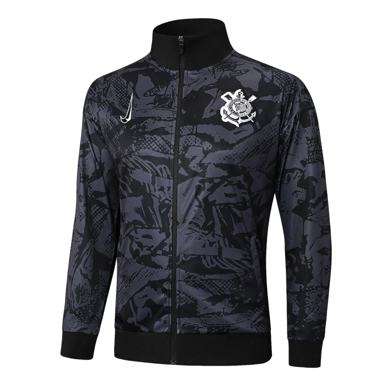 Ropa Deportiva Con Cremallera Larga Corinthians Paulista 2025 2026 Blanco Negro Corinthians Paulista Chándal 2025 2026 Blanco - Corinthians Paulista 2026 | tiendasdefutboles