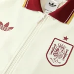 Ropa Deportiva Con Cremallera Larga España 2026 Amarillo Rojo
