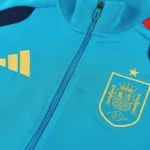 Conjunto Completo Ropa Deportiva Con Cremallera Larga España 2026 I Azul