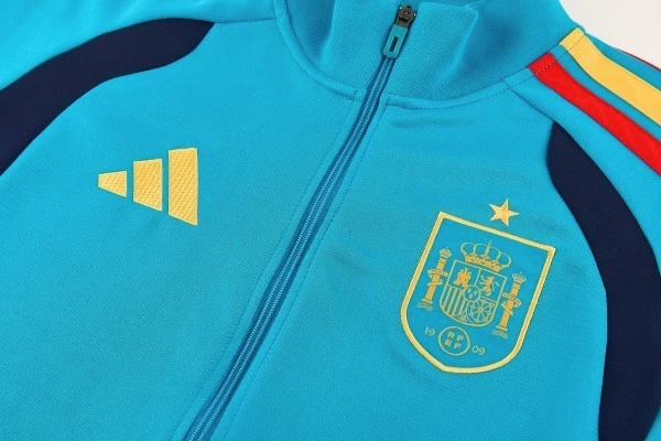 Ropa Deportiva Con Cremallera Larga España 2026 I Azul España Chándal 2026 Azul - Chándal España | tiendasdefutboles