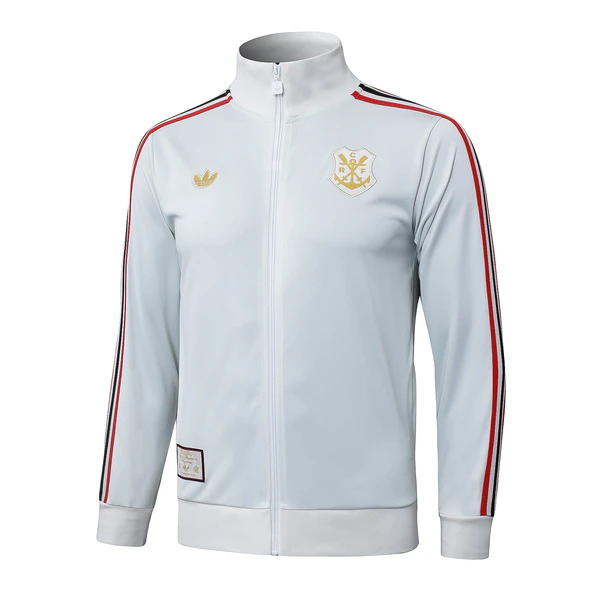 Ropa Deportiva Con Cremallera Larga Flamengo 2025 2026 Gris Flamengo Chándal 2025 2026 Gris - Maglia Flamengo | tiendasdefutboles
