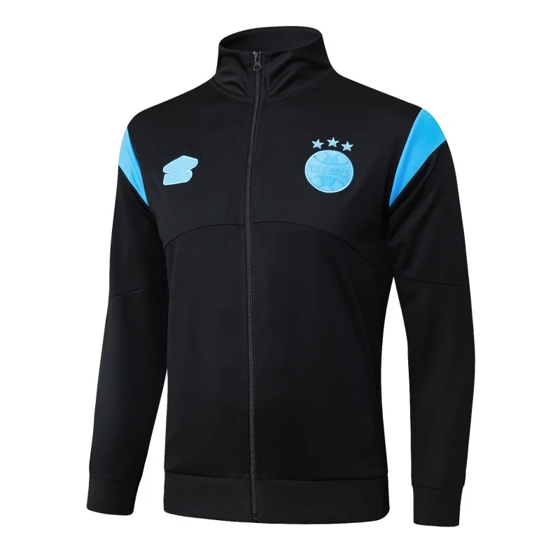 Ropa Deportiva Con Cremallera Larga Grêmio 2025 2026 Negro Grêmio FBPA Chándal 2025 2026 Negro - Tuta Grêmio FBPA | tiendasdefutboles