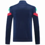 Ropa Deportiva Con Cremallera Larga Italia 2025 Azul Marino Rojo