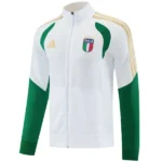 Ropa Deportiva Con Cremallera Larga Italia 2026 Blanco I Verde