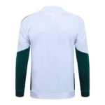 Ropa Deportiva Con Cremallera Larga Italia 2026 Blanco Verde