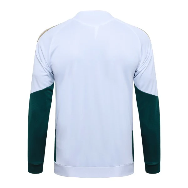Ropa Deportiva Con Cremallera Larga Italia 2026 Blanco Verde Italia Chándal 2026 Blanco - Equipación Italia | tiendasdefutboles