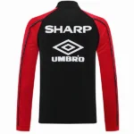 Ropa Deportiva Con Cremallera Larga Manchester United 2025 2026 Blanco Azul