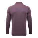Ropa Deportiva Con Cremallera Larga Manchester United 2025 2026 Purpura Blanco