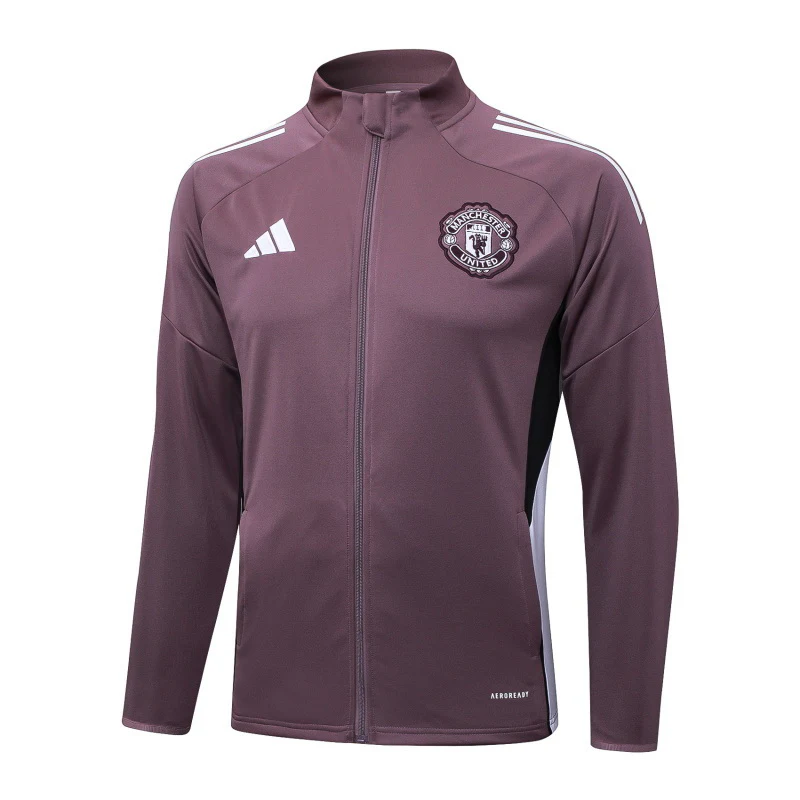 Ropa Deportiva Con Cremallera Larga Manchester United 2025 2026 Purpura Manchester United Chándal 2025 2026 Púrpura - Maglia Manchester United | tiendasdefutboles
