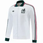 Ropa Deportiva Con Cremallera Larga México 2026 Blanco