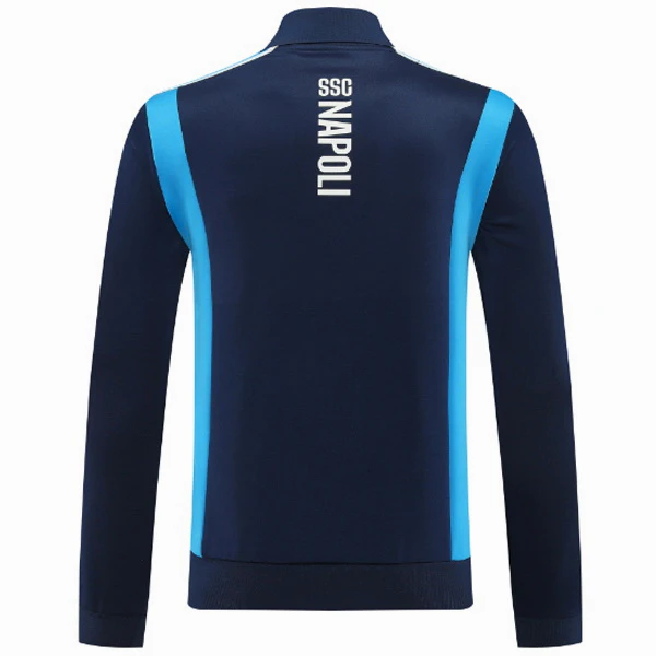 Ropa Deportiva Con Cremallera Larga Napoli 2025 2026 Azul I Marino SSC Napoli Chándal 2025 2026 Azul - Ssc Napoli Equipacion | tiendasdefutboles