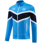 Ropa Deportiva Con Cremallera Larga Napoli 2025 2026 Azul II Negro