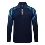 Ropa Deportiva Con Cremallera Larga Napoli 2025 2026 Azul Marino