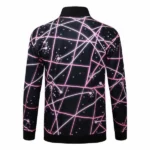 Ropa Deportiva Con Cremallera Larga Paris Saint Germain 2025 2026 Negro Rosa