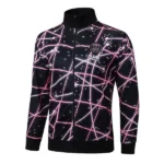 Ropa Deportiva Con Cremallera Larga Paris Saint Germain 2025 2026 Negro Rosa